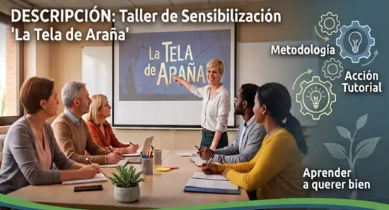 Taller docentes: Visionado y análisis del cortometraje: La Tela de Araña
